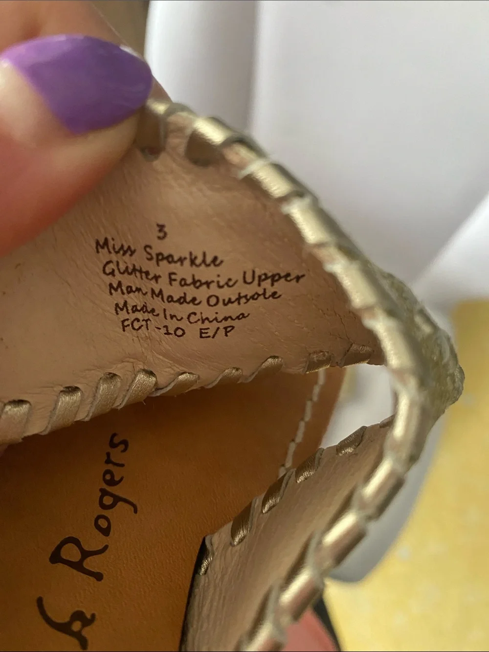 Jack Rogers Gold Girls Leather Sandals